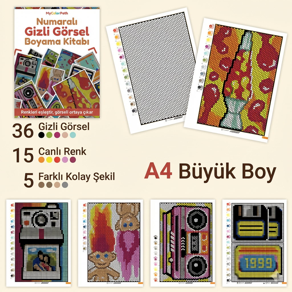 MyColorPath™ Gizemli Boyama Kitabı